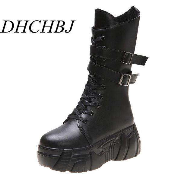 punk boots women leather platform chunky sneakers autumn 10cm wedge heels mid-calf woman winter fur warm motorcycle, Black
punk boots women leather platform chunky sneakers autumn 10cm wedge heels mid-calf woman winter fur warm motorcycle, Black