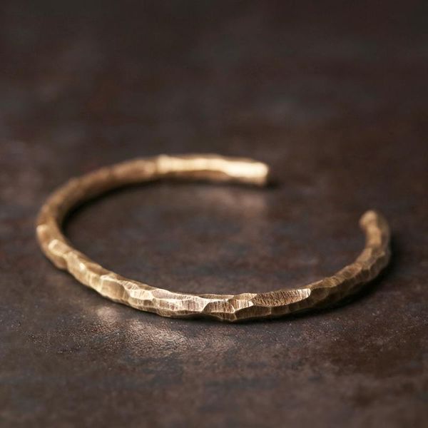 bangle fashion men's classic bump textured gold bracelet simple personality handmade metal female tide couple jewelry, Black
bangle fashion men's classic bump textured gold bracelet simple personality handmade metal female tide couple jewelry, Black