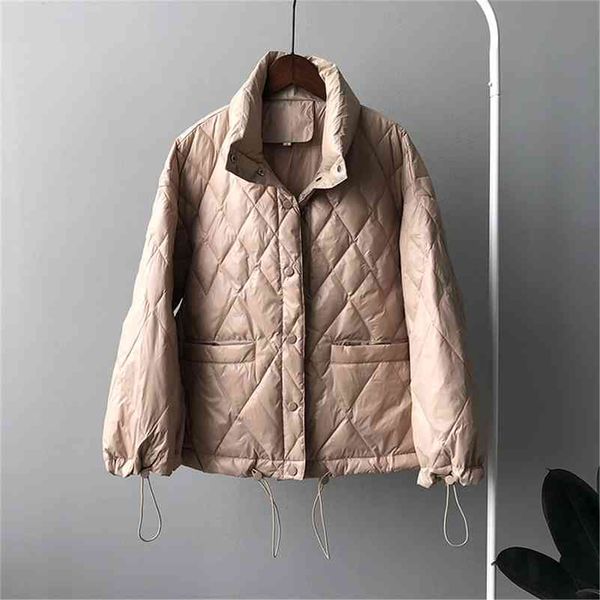 korobov vintage solid stand collar women parkas coats winter warm long sleeve female jackets casual oversize zipper jacket 210430, Black;brown
korobov vintage solid stand collar women parkas coats winter warm long sleeve female jackets casual oversize zipper jacket 210430, Black;brown