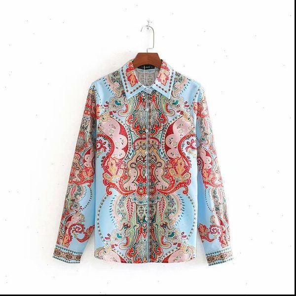 vintage position totem flower print womens shirts casual kimono retro business blusas chic femininas ls4281, White
vintage position totem flower print womens shirts casual kimono retro business blusas chic femininas ls4281, White