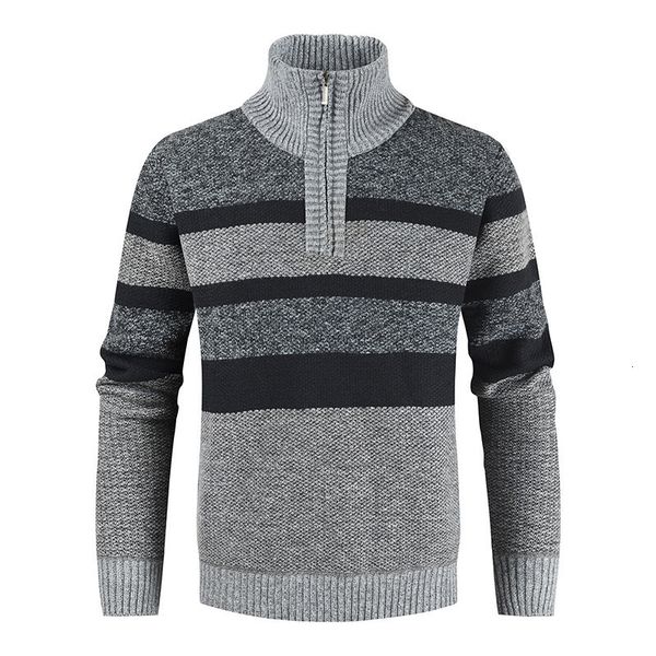 men's sweaters fashion autumn and winter pullover stand collar knitted casual color matching long sleeve 6ncw, White;black
men's sweaters fashion autumn and winter pullover stand collar knitted casual color matching long sleeve 6ncw, White;black