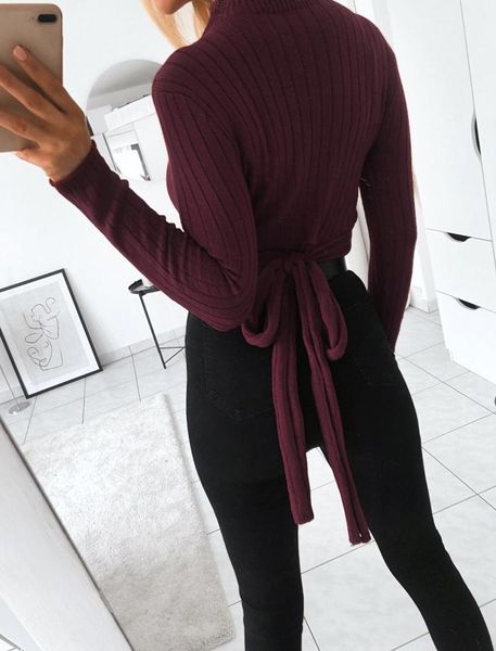 women's sweaters women turtleneck knitted lace up solid white long sleeve bandage pullover casual blouse sweater, White;black
women's sweaters women turtleneck knitted lace up solid white long sleeve bandage pullover casual blouse sweater, White;black