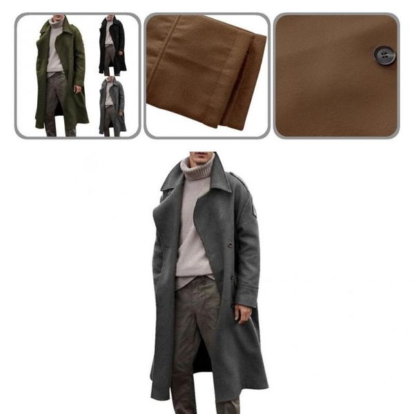 men's trench coats warm quick-drying comfy winter jacket long peacoat polyester non-shrink, Tan;black
men's trench coats warm quick-drying comfy winter jacket long peacoat polyester non-shrink, Tan;black