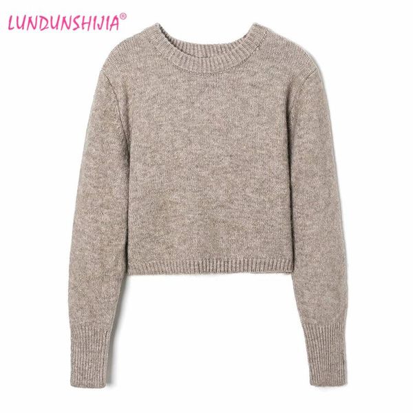 spring autumn women soft camel cashmere short pullovers female long sleeve loose sweaters women's, White;black
spring autumn women soft camel cashmere short pullovers female long sleeve loose sweaters women's, White;black