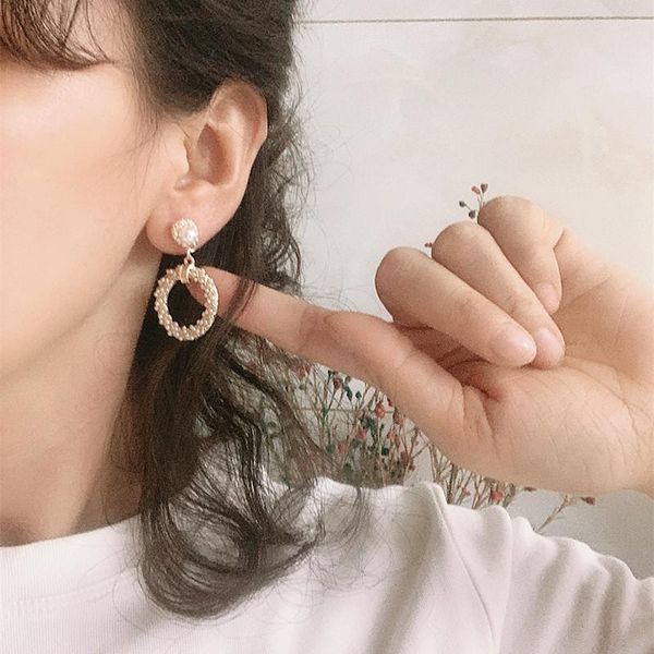 stud south korea senior sense s925 silver needle fashion pearl earrings female small pendant personality geometric ring, Golden;silver
stud south korea senior sense s925 silver needle fashion pearl earrings female small pendant personality geometric ring, Golden;silver