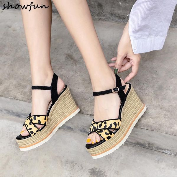 dress shoes women's horsehair wedge platform sandals leopard summer high heel sandalalias open toe ladies casual daily for women, Black
dress shoes women's horsehair wedge platform sandals leopard summer high heel sandalalias open toe ladies casual daily for women, Black