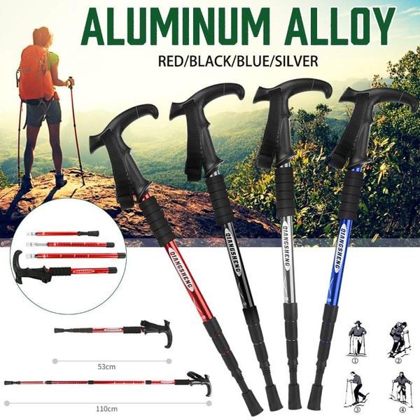 trekking poles aluminum walking stick ultralight adjustable 53-110cm non slip rubber professional hiking pole race
trekking poles aluminum walking stick ultralight adjustable 53-110cm non slip rubber professional hiking pole race