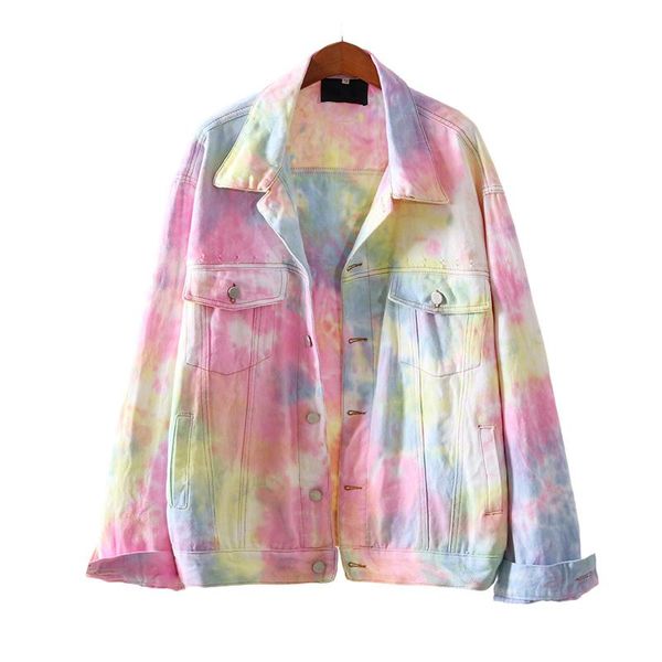 women's jackets korean rainbow hole short outerwear women spring and autumn 2021 loose single-breasted streetwear denim jacket coats, Black;brown
women's jackets korean rainbow hole short outerwear women spring and autumn 2021 loose single-breasted streetwear denim jacket coats, Black;brown
