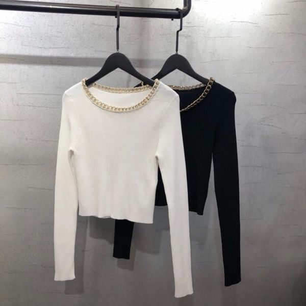women's sweaters women 2021 casual chains knitted bottoming sweater jumpers 2 color ddxgz2 9.08, White;black
women's sweaters women 2021 casual chains knitted bottoming sweater jumpers 2 color ddxgz2 9.08, White;black