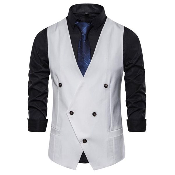 vest plus size formal men solid color suit single breasted business waistcoat mens groomsmen men's vests, Black;white
vest plus size formal men solid color suit single breasted business waistcoat mens groomsmen men's vests, Black;white