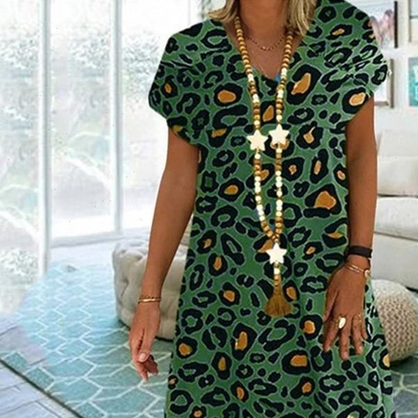 40 elegant women dress party casual boho leopard print mini v neck short sleeve loose vacation sundress vestidos, Black;gray
40 elegant women dress party casual boho leopard print mini v neck short sleeve loose vacation sundress vestidos, Black;gray