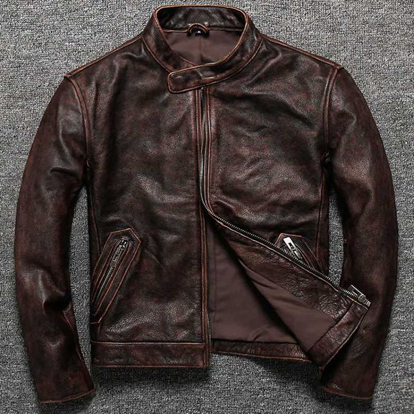 men's leather & faux 2021 korean fashion overcoats mens genuine jackets and coats 5xl real cow clothing brand streetwear 19, Black
men's leather & faux 2021 korean fashion overcoats mens genuine jackets and coats 5xl real cow clothing brand streetwear 19, Black