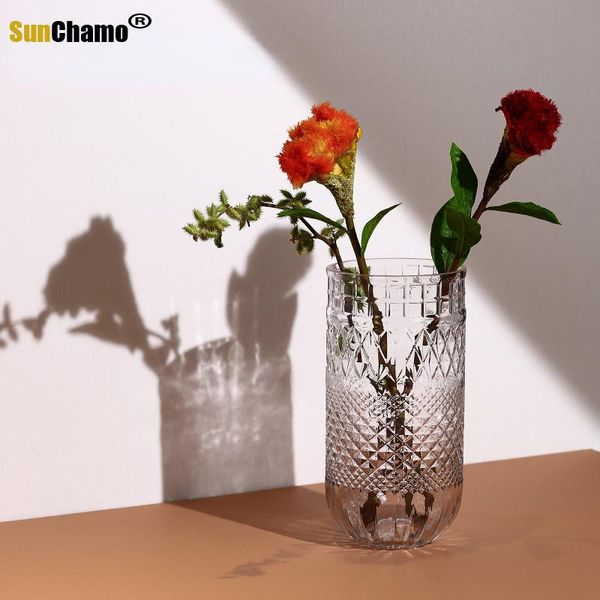 vases transparent glass vase decoration creative home living room porch stripe dry flower tableutensils
vases transparent glass vase decoration creative home living room porch stripe dry flower tableutensils