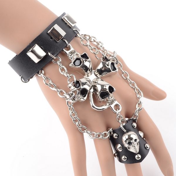 party favor chrome/hearts bracelet kill matt rivet bracelet ring one chain set exaggerated leather cross skull trendy me
party favor chrome/hearts bracelet kill matt rivet bracelet ring one chain set exaggerated leather cross skull trendy me