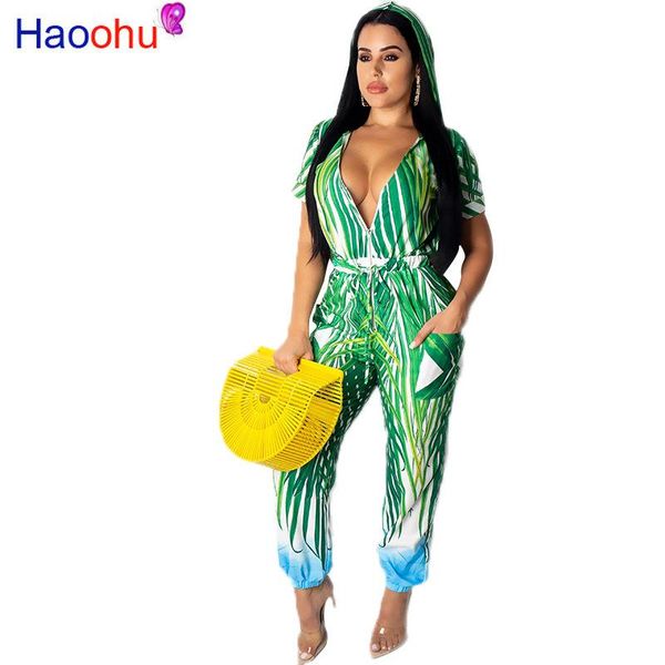 women's jumpsuits & rompers haoohu leaf print womens jumpsuit short sleeve one piece harem pants summer overall front zipper hooded par, Black;white
women's jumpsuits & rompers haoohu leaf print womens jumpsuit short sleeve one piece harem pants summer overall front zipper hooded par, Black;white
