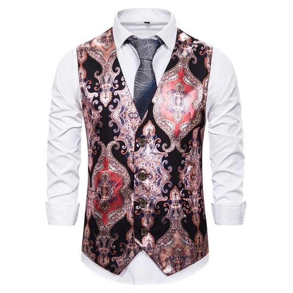 men's vests wild comfortable personality european style court printed suit vest wedding waistcoat weste mj207, Black;white
men's vests wild comfortable personality european style court printed suit vest wedding waistcoat weste mj207, Black;white