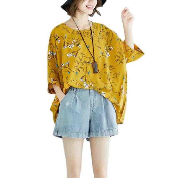 chiffon blouses shirt 2021 women short sleeve o-neck loose print summer casual plus size blouse office lady clothing women's & shirts, White
chiffon blouses shirt 2021 women short sleeve o-neck loose print summer casual plus size blouse office lady clothing women's & shirts, White