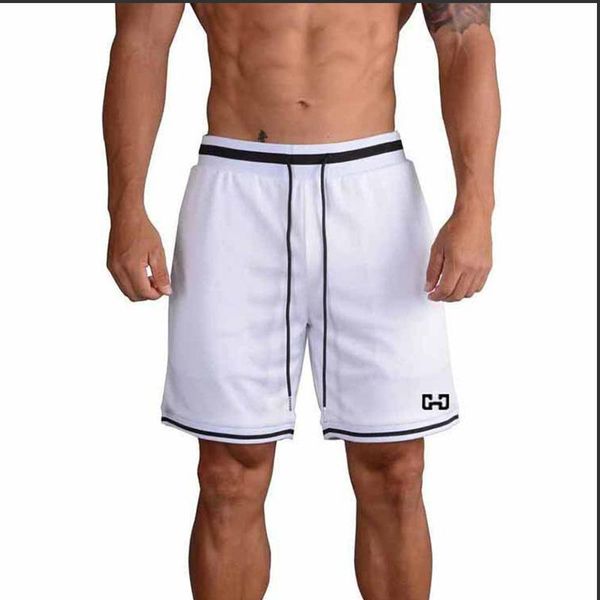 men's shorts running breathable 5-point beach pants summer sweat absorbing mesh sports, White;black
men's shorts running breathable 5-point beach pants summer sweat absorbing mesh sports, White;black