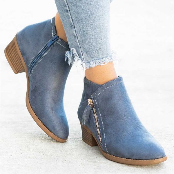 women ankle boots dropshipping autumn low heels leopard boots platform ladies khaki pumps boots shoes 2020 new winter y0905, Black
women ankle boots dropshipping autumn low heels leopard boots platform ladies khaki pumps boots shoes 2020 new winter y0905, Black