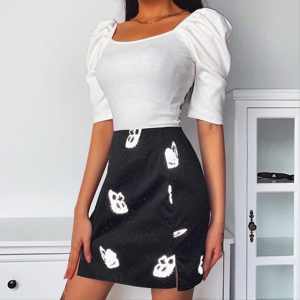 women bodycon skirt reflective butterfly print ladies fashion mini skirts for party daily wear black
women bodycon skirt reflective butterfly print ladies fashion mini skirts for party daily wear black