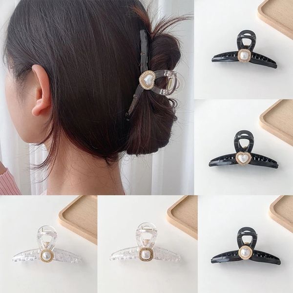 big pearl acrylic hair claw fashion hair clips black trasnparent ponytail hairpins crab barrettes girls hair accesories, Golden;silver
big pearl acrylic hair claw fashion hair clips black trasnparent ponytail hairpins crab barrettes girls hair accesories, Golden;silver