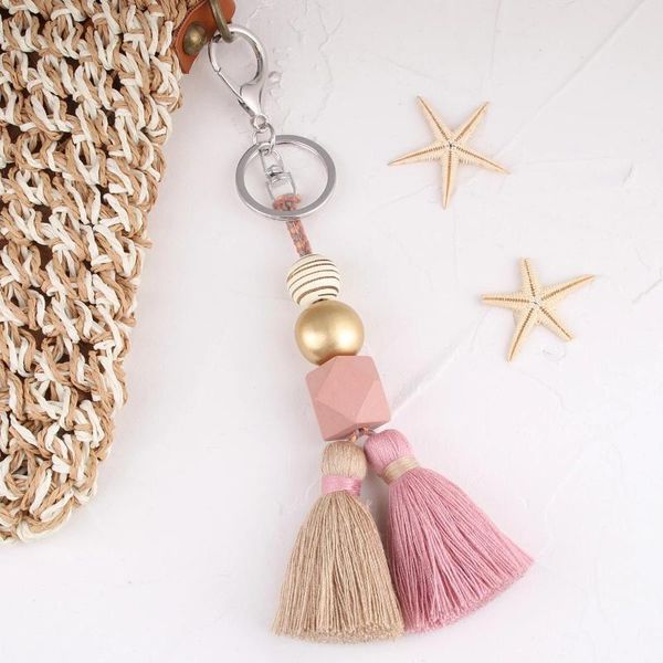 keychains multicolor handmade wood beads tassel keychain bohemian key ring boho handbag accessories holder jewelry gifts, Silver
keychains multicolor handmade wood beads tassel keychain bohemian key ring boho handbag accessories holder jewelry gifts, Silver