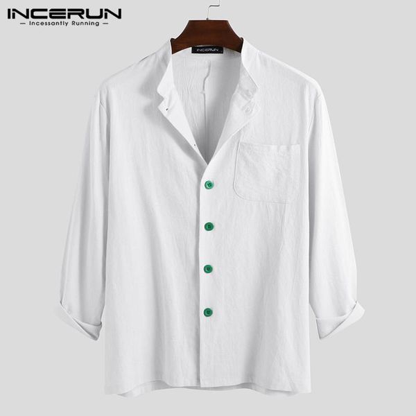 chinese style men shirt solid color button stand collar cotton long sleeve casual shirts 2021 vintage camisas hombre men's, White;black
chinese style men shirt solid color button stand collar cotton long sleeve casual shirts 2021 vintage camisas hombre men's, White;black