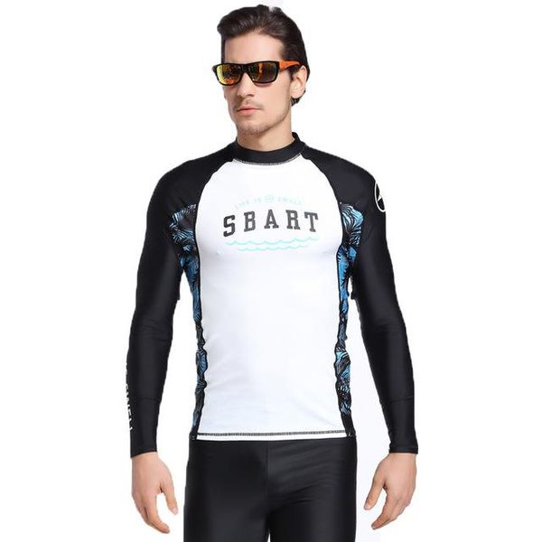 one-piece suits sbart sun uv protection swimwear rash guard men long sleeve wetsuit male upf50+ lycra swimming diving t-shirts
one-piece suits sbart sun uv protection swimwear rash guard men long sleeve wetsuit male upf50+ lycra swimming diving t-shirts
