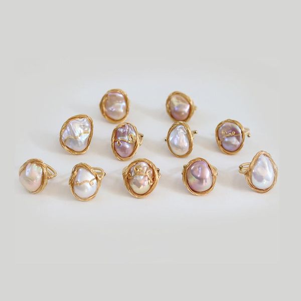 cluster rings exquisite ring comfortable to wear fashionable pearl winding for women lady glamour jewelry christmas gift, Golden;silver
cluster rings exquisite ring comfortable to wear fashionable pearl winding for women lady glamour jewelry christmas gift, Golden;silver