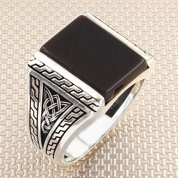 square black onyx stone silver ring men heavy modern made in turkey solid 925 sterling cluster rings, Golden;silver
square black onyx stone silver ring men heavy modern made in turkey solid 925 sterling cluster rings, Golden;silver