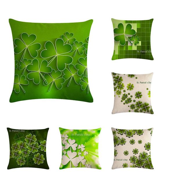 cushion/decorative pillow green clover st patrick's day throw cover case cotton linen cushion for sofa home decor capa de almofadas zy7
cushion/decorative pillow green clover st patrick's day throw cover case cotton linen cushion for sofa home decor capa de almofadas zy7