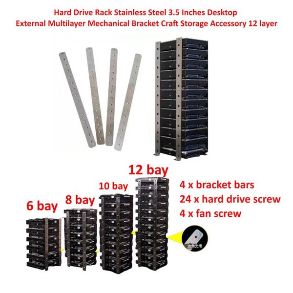 computer cables & connectors hard drive rack stainless steel 3.5 inches deskexternal multilayer mechanical bracket craft storage accesso
computer cables & connectors hard drive rack stainless steel 3.5 inches deskexternal multilayer mechanical bracket craft storage accesso