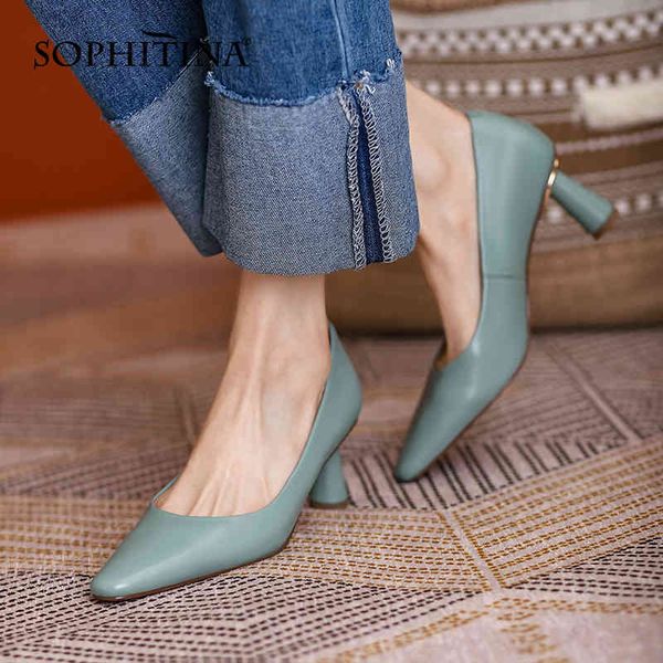 sophitina sheepskin women pumps soft breathable handmade shoes solid color shallow mouth office shoes female ao266 210513, Black
sophitina sheepskin women pumps soft breathable handmade shoes solid color shallow mouth office shoes female ao266 210513, Black