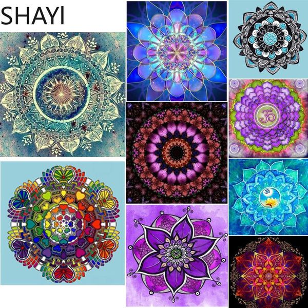 diamond painting mandala round rhinestone embroidered religious home decoration set gift. l178
diamond painting mandala round rhinestone embroidered religious home decoration set gift. l178