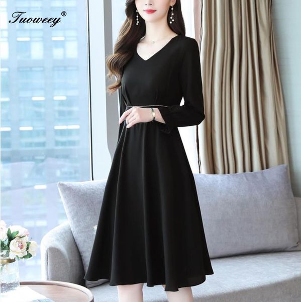 ladies' elegant patchwork slim long-sleeved dress women's black v-neck temperament versatile hollow stitching casual dresses, Black;gray
ladies' elegant patchwork slim long-sleeved dress women's black v-neck temperament versatile hollow stitching casual dresses, Black;gray