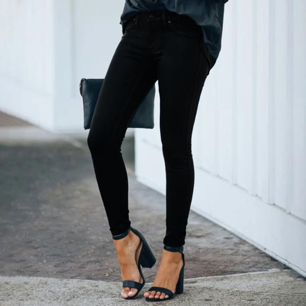 women's jeans womens classic black slim pencil pants with pockets all-season casual women regular ladies trousers, Blue
women's jeans womens classic black slim pencil pants with pockets all-season casual women regular ladies trousers, Blue