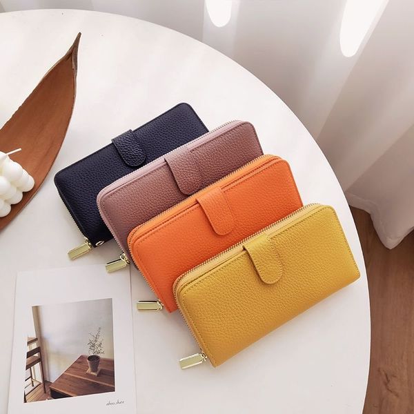 wallet womens simple cool retro long wallet genuine leather 2021 new trendy large capacity multi-functional hand, Brown;gray
wallet womens simple cool retro long wallet genuine leather 2021 new trendy large capacity multi-functional hand, Brown;gray