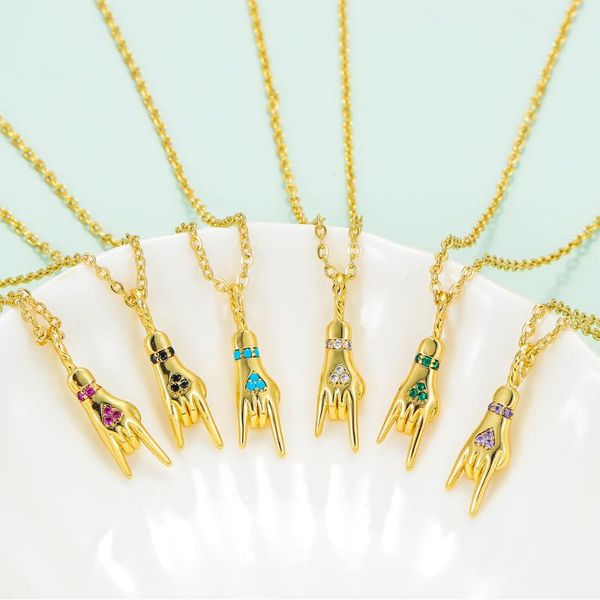 pendant necklaces eyika hip hop peace love heart hand gesture necklace for women multicolor zircon gold silver color choker jewelry
pendant necklaces eyika hip hop peace love heart hand gesture necklace for women multicolor zircon gold silver color choker jewelry