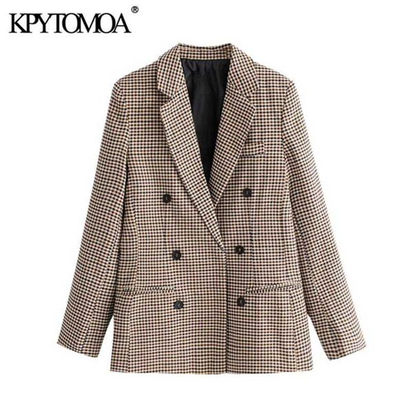 kpytomoa women fashion office wear double breasted blazers coat vintage long sleeve pockets female outerwear chic 211022, White;black
kpytomoa women fashion office wear double breasted blazers coat vintage long sleeve pockets female outerwear chic 211022, White;black
