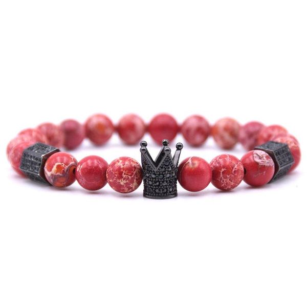 beaded, strands design real natural stone bracelets handmade distance black matte&black cz crown king beads bracelet lovers jewellery
beaded, strands design real natural stone bracelets handmade distance black matte&black cz crown king beads bracelet lovers jewellery