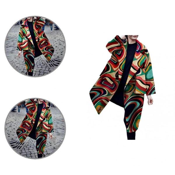 women's jackets long sleeve fabulous warm autumn trench wave print spring eye-catching for stage show, Black;brown
women's jackets long sleeve fabulous warm autumn trench wave print spring eye-catching for stage show, Black;brown