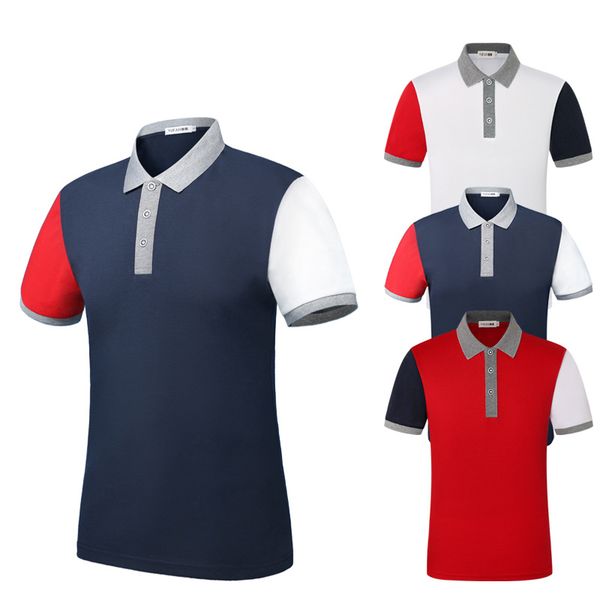 2022 fashion trend shirt spring and autumn new summer men's short-sleeved three-color splicing casual european and american style polo, White;black
2022 fashion trend shirt spring and autumn new summer men's short-sleeved three-color splicing casual european and american style polo, White;black