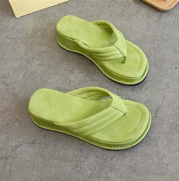 slippers green summer beach platform women flip flops slides faux suede soft sole chunky sandals 2021 footwear, Black
slippers green summer beach platform women flip flops slides faux suede soft sole chunky sandals 2021 footwear, Black