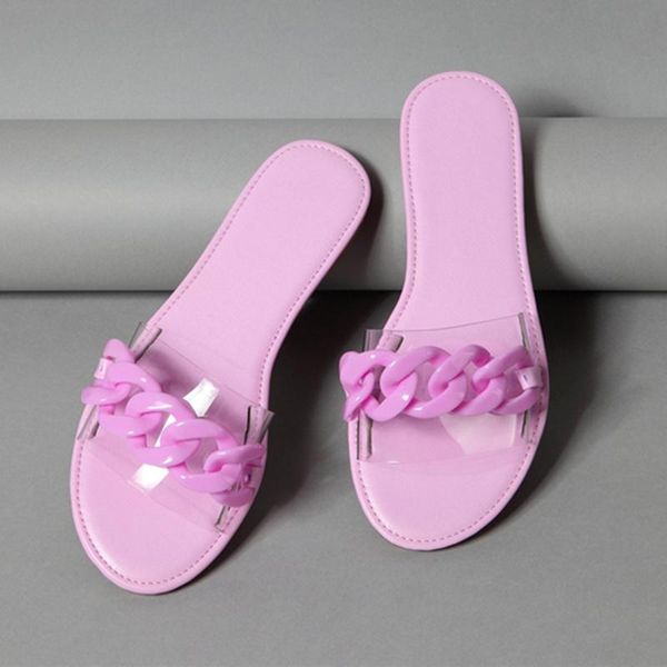 fashion candy color square peep toe shoe chain casual flat slippers outdoor beach sandals women mules slides big size, Black
fashion candy color square peep toe shoe chain casual flat slippers outdoor beach sandals women mules slides big size, Black