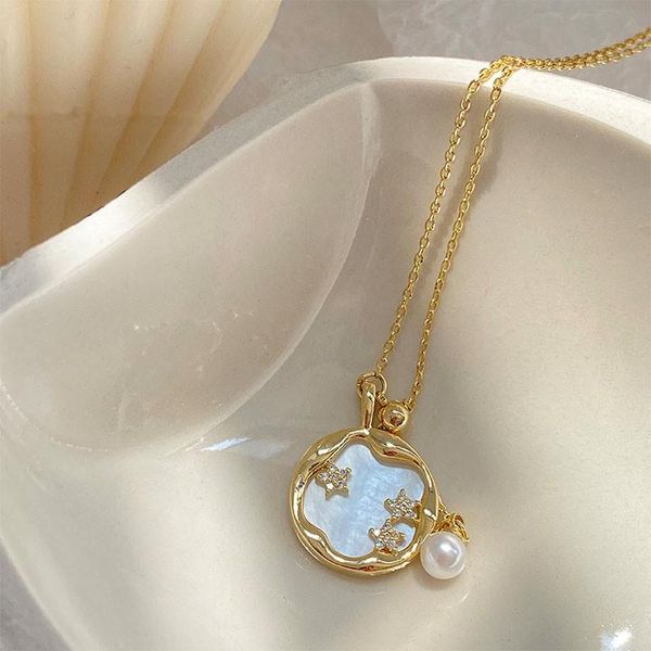 chokers 2021 vintage trendy exquisite round pearl stars chain pendant necklace for women jewelry gift unusual egirl gifts romantic, Golden;silver
chokers 2021 vintage trendy exquisite round pearl stars chain pendant necklace for women jewelry gift unusual egirl gifts romantic, Golden;silver