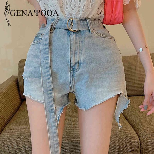 genayooa summer for mom jeans high waist with belt streetwear ripped denim shorts women korean style 210417, White;black
genayooa summer for mom jeans high waist with belt streetwear ripped denim shorts women korean style 210417, White;black