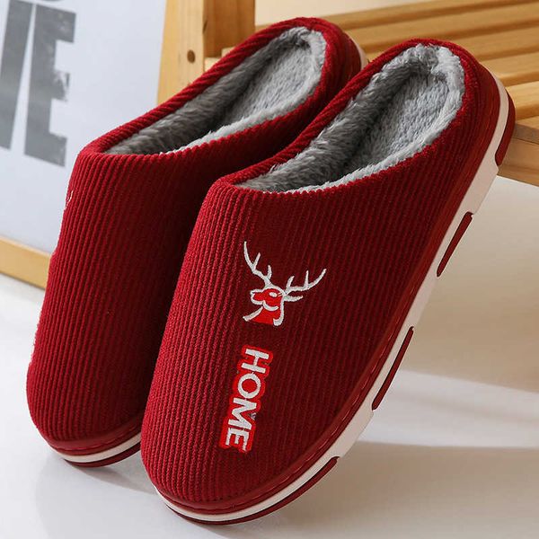2022 new type cotton female autumn and winter home indoor thick bottom warm wool floor slippers male, Black
2022 new type cotton female autumn and winter home indoor thick bottom warm wool floor slippers male, Black
