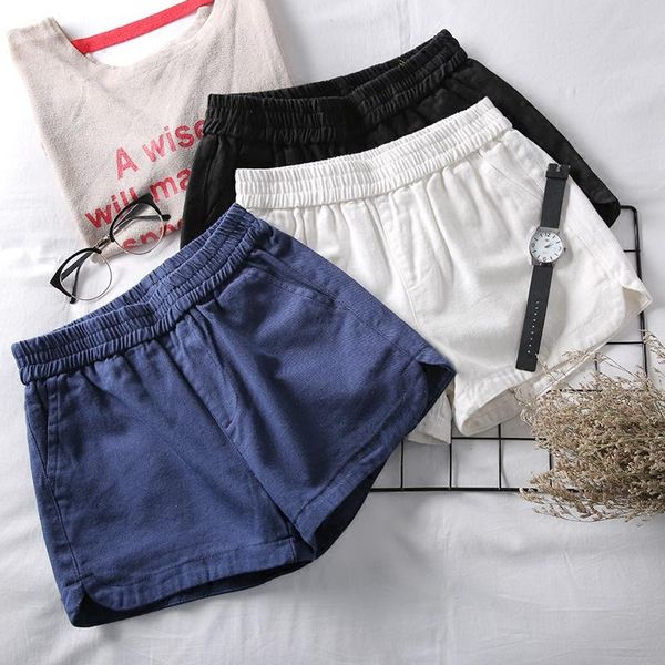 women's shorts summer elastic high waist denim women plus size beach jeans trousers white short femme pants c4075, White;black
women's shorts summer elastic high waist denim women plus size beach jeans trousers white short femme pants c4075, White;black