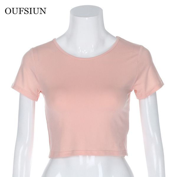 crop t-shirt female solid o-neck short sleeve t-shirts for women high waist slim sport blanc femme 210517, White
crop t-shirt female solid o-neck short sleeve t-shirts for women high waist slim sport blanc femme 210517, White