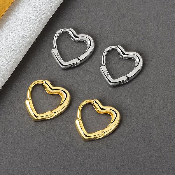 stud fashion 925 sterling silver heart shape earrings for women fine jewelry accessories 2021 eh495, Golden;silver
stud fashion 925 sterling silver heart shape earrings for women fine jewelry accessories 2021 eh495, Golden;silver